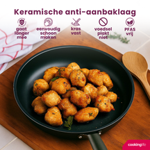 Cookinglife Frying pan ProForge Ø 24 cm – suitable for all heat sources – ceramic non-stick coating 