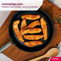 Cookinglife Frying pan ProForge Ø 24 cm – suitable for all heat sources – ceramic non-stick coating 