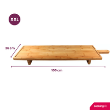 Cookinglife Serving Board XXL - Bamboo - 100 x 26 cm