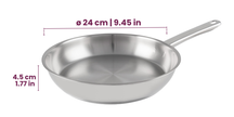 Cookinglife Frying pan set Superior Ø 24 and 28 cm – suitable for all heat sources – without non-stick coating