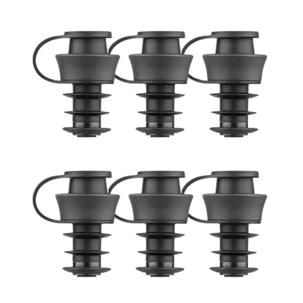 Coravin Wine Stoppers Pivot - Plastic 35mm Black - Set of 6 for Pivot