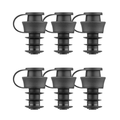 Coravin Wine Stoppers Pivot - Plastic 35mm Black - Set of 6 for Pivot