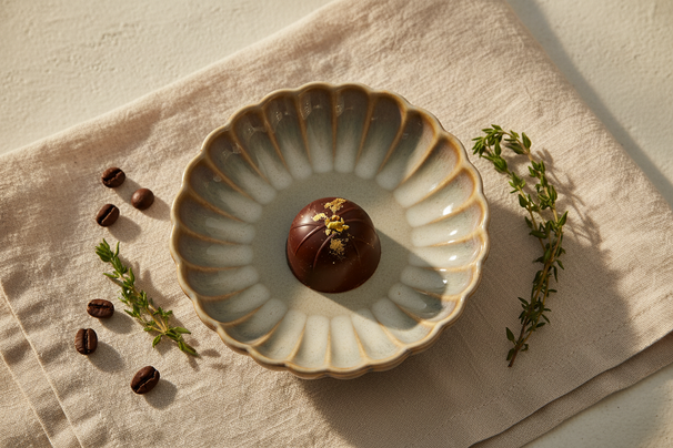 Cosy & Trendy Cake Plates Astera Pearl Beige - ø 10.5 cm - 4 pieces