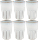 Cosy & Trendy Latte Macchiato Cups Bistro Vintage White 450 ml - 6 pieces