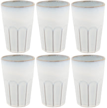 Cosy & Trendy Latte Macchiato Cups Bistro Vintage White 450 ml - 6 pieces