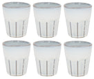Cosy & Trendy Cappuccino Cups Bistro Vintage White 290 ml - 6 pieces