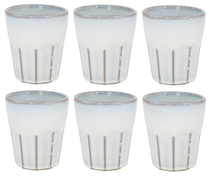Cosy & Trendy Cappuccino Cups Bistro Vintage White 290 ml - 6 pieces