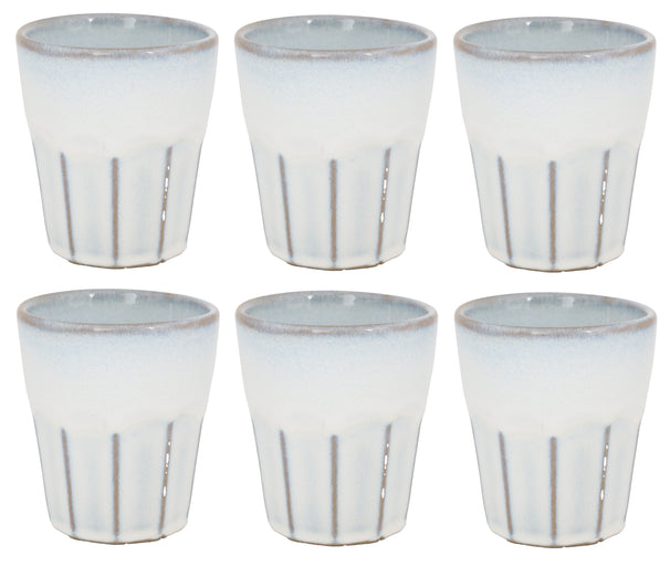 Cosy & Trendy Cappuccino Cups Bistro Vintage White 290 ml - 6 pieces