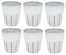 Cosy & Trendy Cappuccino Cups Bistro Vintage White 290 ml - 6 pieces
