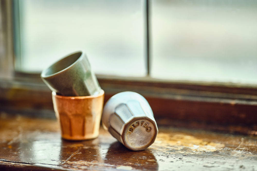 Cosy & Trendy Espresso Cups Bistro Thyme Green 90 ml - 6 pieces