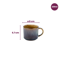 Tazas de Café / Tazas Senseo - Quintana Amber - 220 ml - 4 Piezas