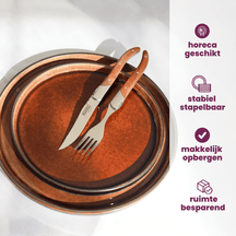 Cosy & Trendy Cake Plates Quintana Amber ø 14 cm - 4 Pieces