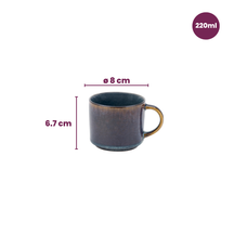 Cosy & Trendy Coffee Cups / Sense Cups - Quintana Blue - 220 ml - 4 Pieces