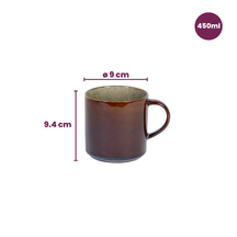 Cosy & Trendy Mugs Quintana Green - 450 ml - 4 pieces