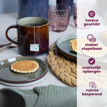 Cosy & Trendy Mugs Quintana Green - 450 ml - 4 pieces