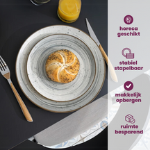 Cosy & Trendy Dinnerware Set Sintra Dusty Blue 16-piece / 4 people