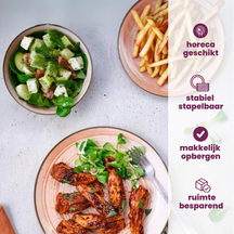 Cosy & Trendy Deep Plates Sintra Terracotta ø 21 cm - 4 Pieces