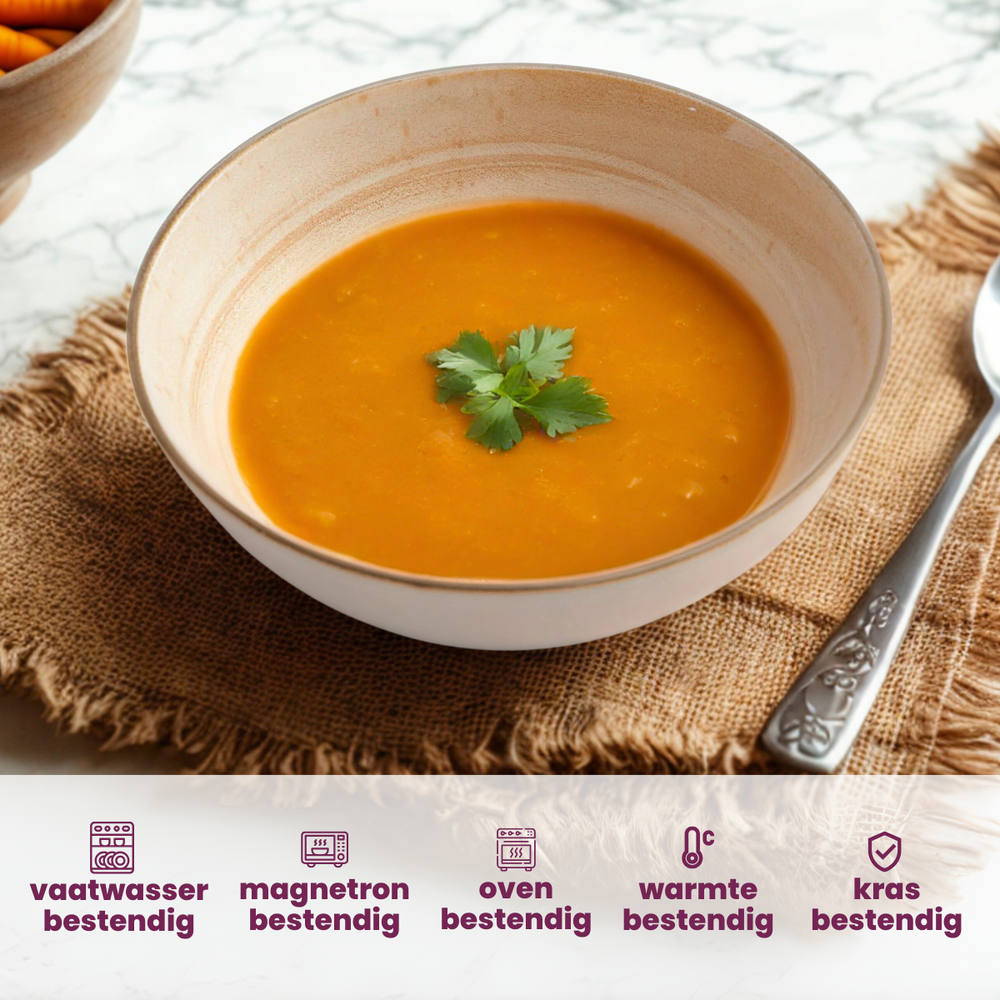 Cosy & Trendy Soup Bowls / Bowls - Sintra Terracotta ø 16 cm - 4 pieces