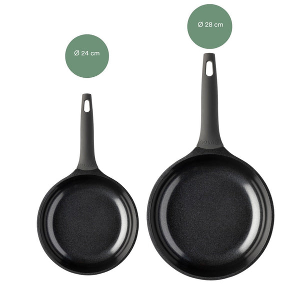 Sola Set de sartenes Ceramic Deluxe 2 piezas ø 24 y 28 cm - recubrimiento antiadherente cerámico