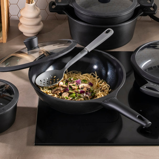 Sola Set de ollas Ceramic Deluxe - Sartén ø 28 cm y Wok Sola ø 30 cm - recubrimiento antiadherente cerámico