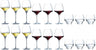 Chef & Sommelier Wine Glass Set Open Up (Red wine glasses & White wine glasses & Water glasses) - 18 piece set
