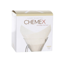 Filtros de café Chemex / Filtros de papel FS-100 Square - Preplegados - 100 Piezas