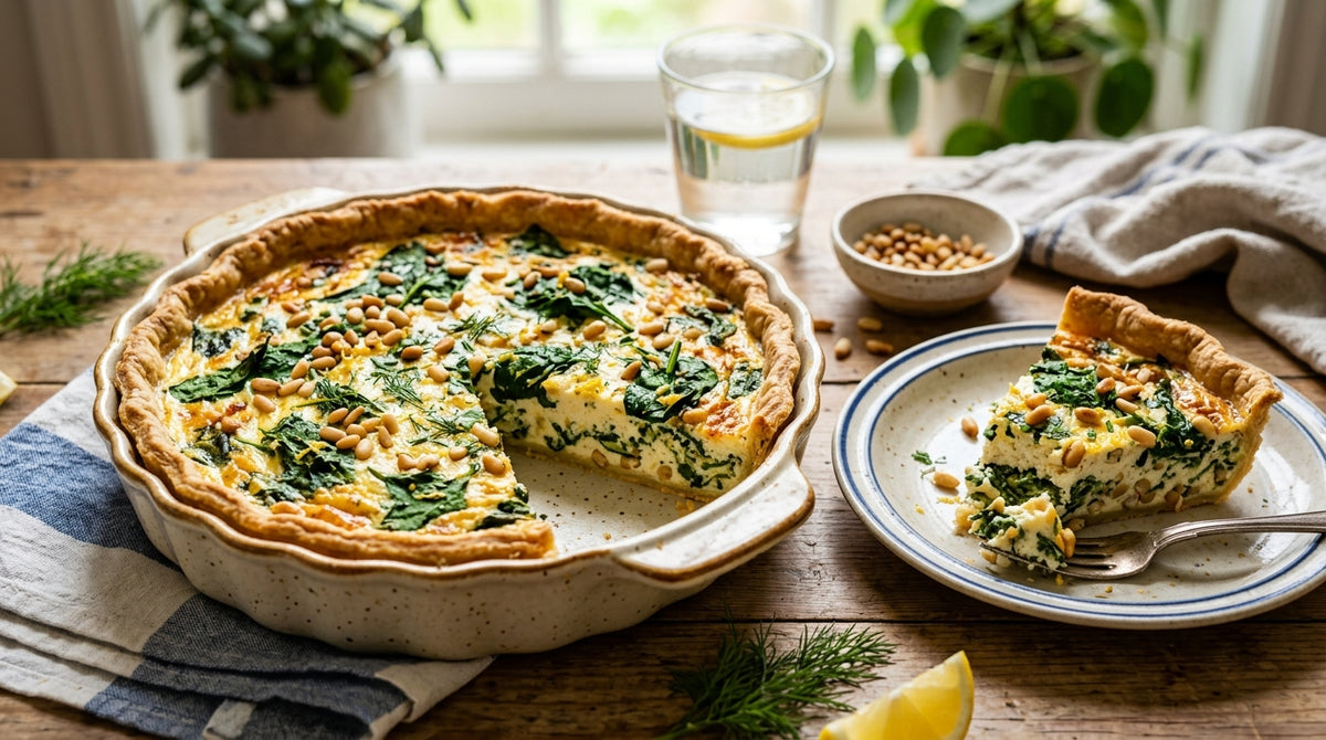 Fresh, creamy and surprisingly light. This is quiche as you want to remember it.