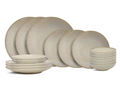 Cookinglife Dinnerware Set - Coastal Lines - Ocean Beige - 18-piece / 6 people
