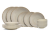 Cookinglife Dinnerware Set - Coastal Lines - Ocean Beige - 18-piece / 6 people