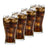 Coca Cola Glasses - Long drink glasses - Soft drink glasses - Transparent 370 ml - 4 pieces