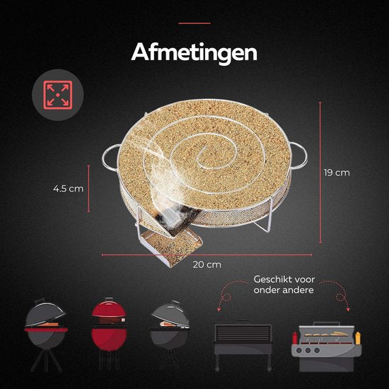 GrillX BBQ Set para ahumado en frío - Ahumado en frío