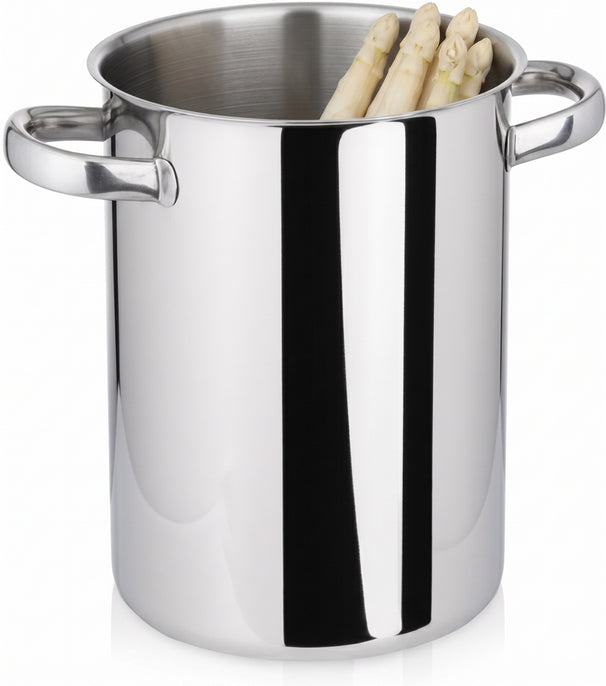 Cookinglife cacerola para espárragos / cacerola de pasta RVS - ø 14 cm / 3.2 Liter