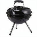 Cookinglife Charcoal Barbecue with Legs Fire & Flavour - Charcoal - 39 cm - Compact - Black