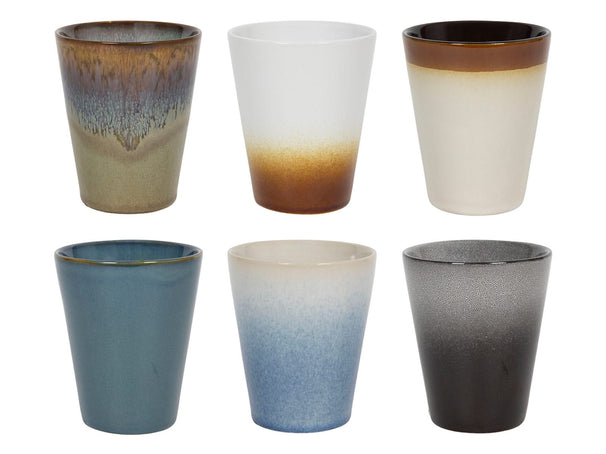 Tazas de capuchino Studio Tavola - Tazas de café - Storm - 310 ml - 6 piezas