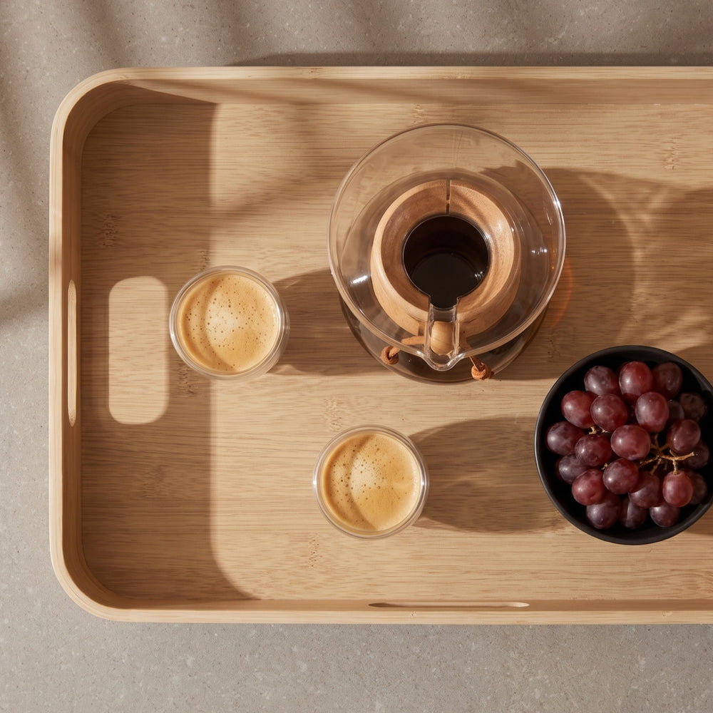 Cookinglife Serving Tray Willow Wood 35 x 24.5 cm