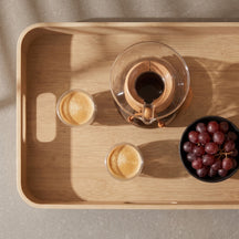 Cookinglife Serving Tray Willow Wood 35 x 24.5 cm