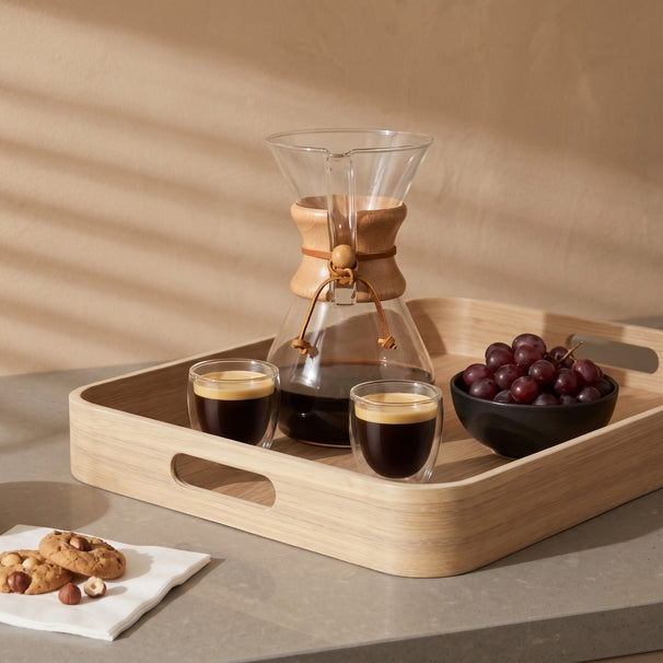 Cookinglife Serving Tray Willow Wood 35 x 24.5 cm