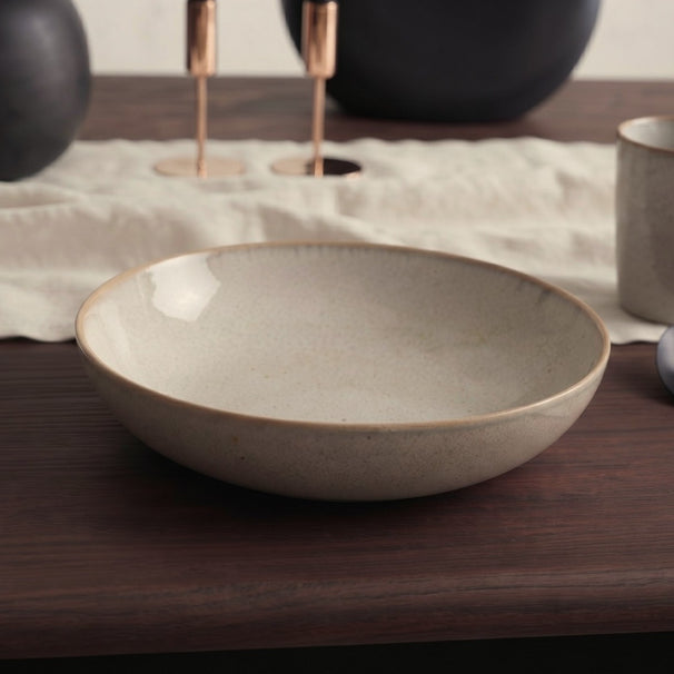 Cookinglife Deep Plates / Pasta Plates Linen Beige ø 18 cm – 6 pieces