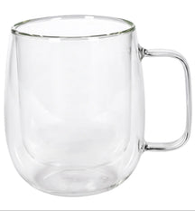 Cookinglife Double-Walled Latte Macchiato / Tea Glasses with Handle - 400 ml - 2 Pieces