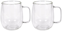 Cookinglife Double-Walled Latte Macchiato / Tea Glasses with Handle - 400 ml - 2 Pieces