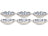 Cookinglife Deep Plates / Pasta Bowls Fleuris ø 20 cm - 6 pieces