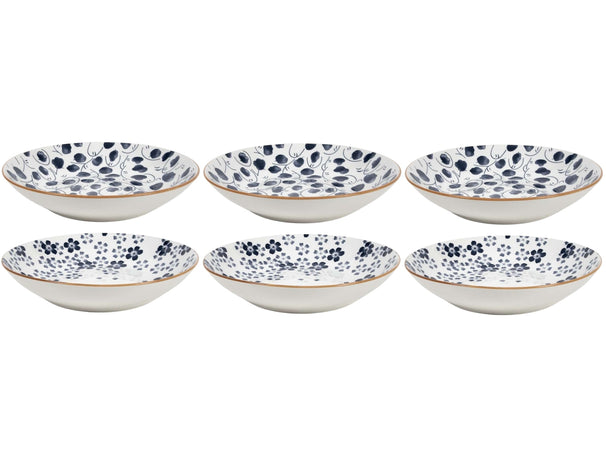 Cookinglife Deep Plates / Pasta Bowls Fleuris ø 20 cm - 6 pieces