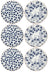 Cookinglife Dinner Plates Fleuris ø 27 cm - 6 pieces