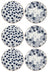 Cookinglife Breakfast Plates / Dessert Plates Fleuris ø 19 cm - 6 pieces
