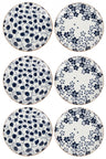 Cookinglife Breakfast Plates / Dessert Plates Fleuris ø 19 cm - 6 pieces