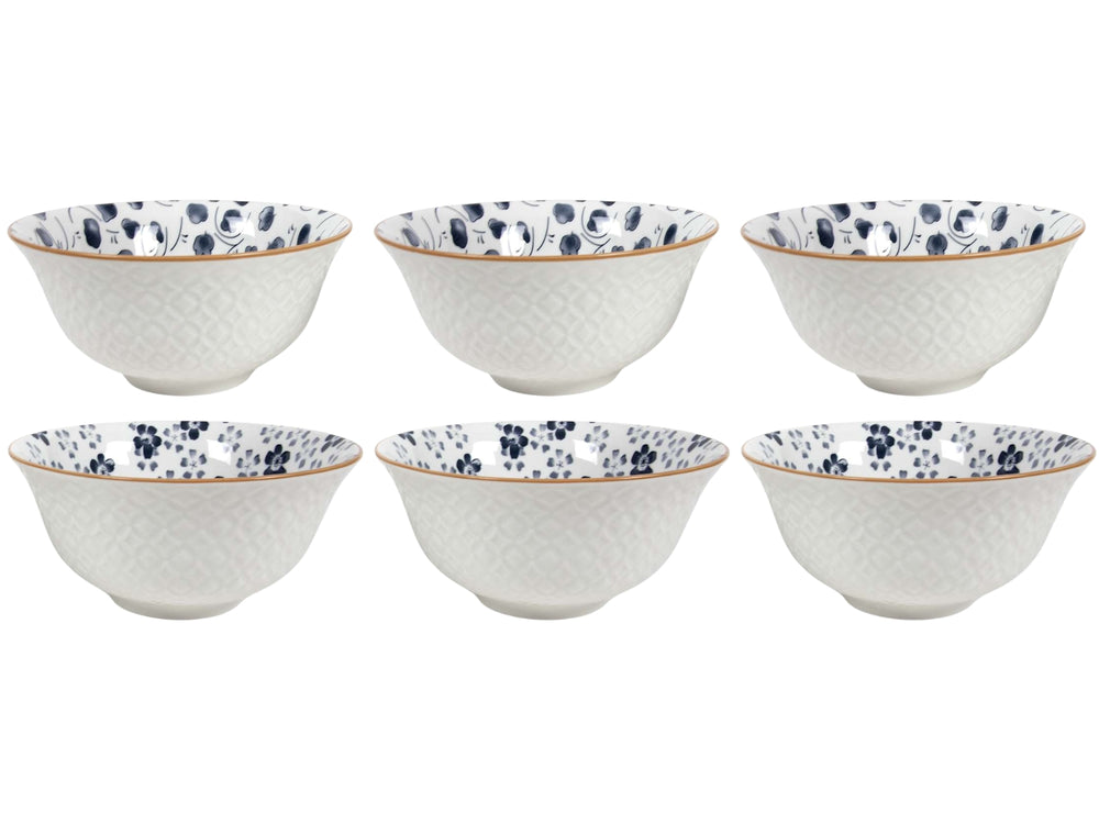 Cookinglife Soup Bowls / Bowls Fleuris ø 16 cm - 6 pieces