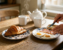 Cookinglife Breakfast Plates / Dessert Plates Fleuris ø 19 cm - 6 pieces