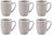 Cookinglife Coffee Mugs Breeze Grey 315 ml – 6 pieces