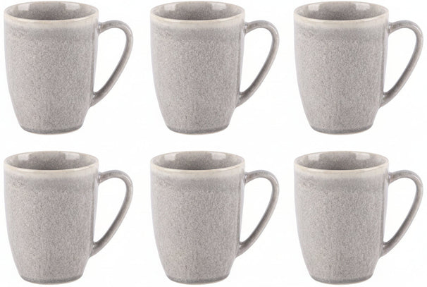 Cookinglife Tazas de café Breeze Gris 315 ml – 6 unidades