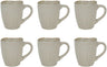 Cookinglife Coffee Mugs Linen Beige 340 ml – 6 pieces
